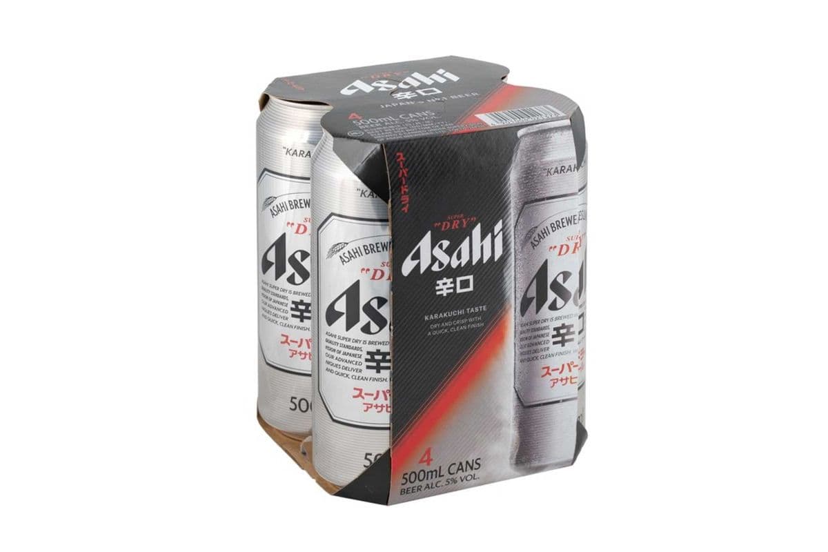 Asahi Super Dry (4-Pack) (1 x 500ml)