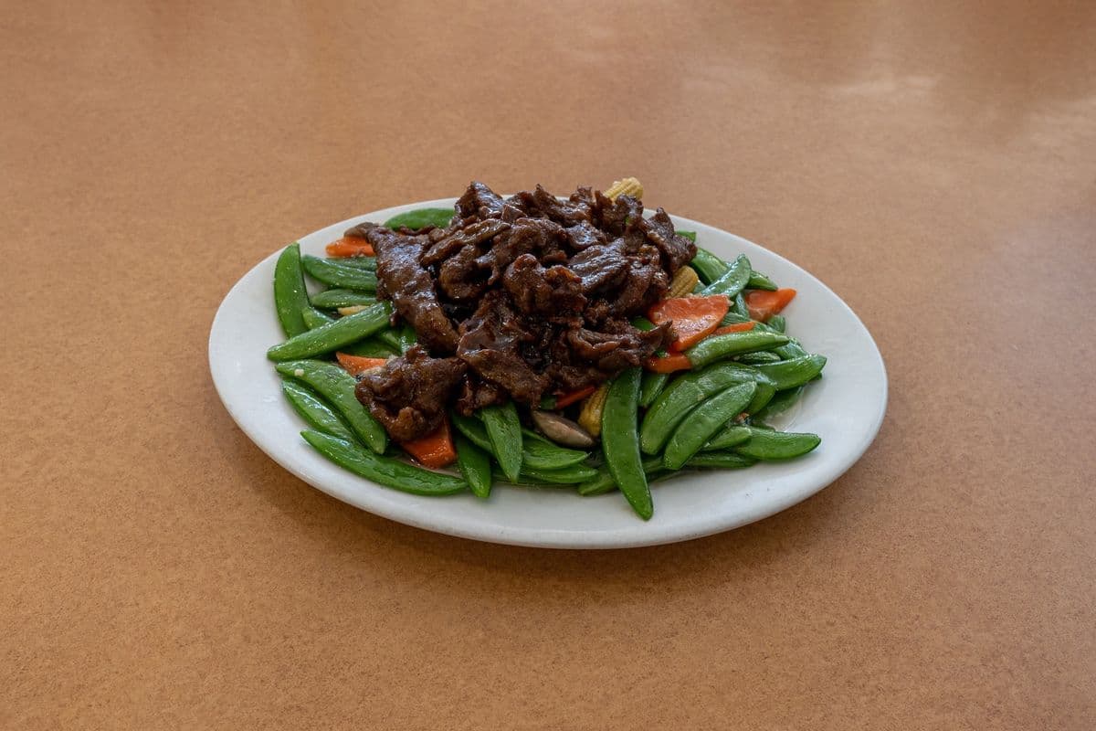 42. Beef with Snow Peas 甜豆炒牛肉