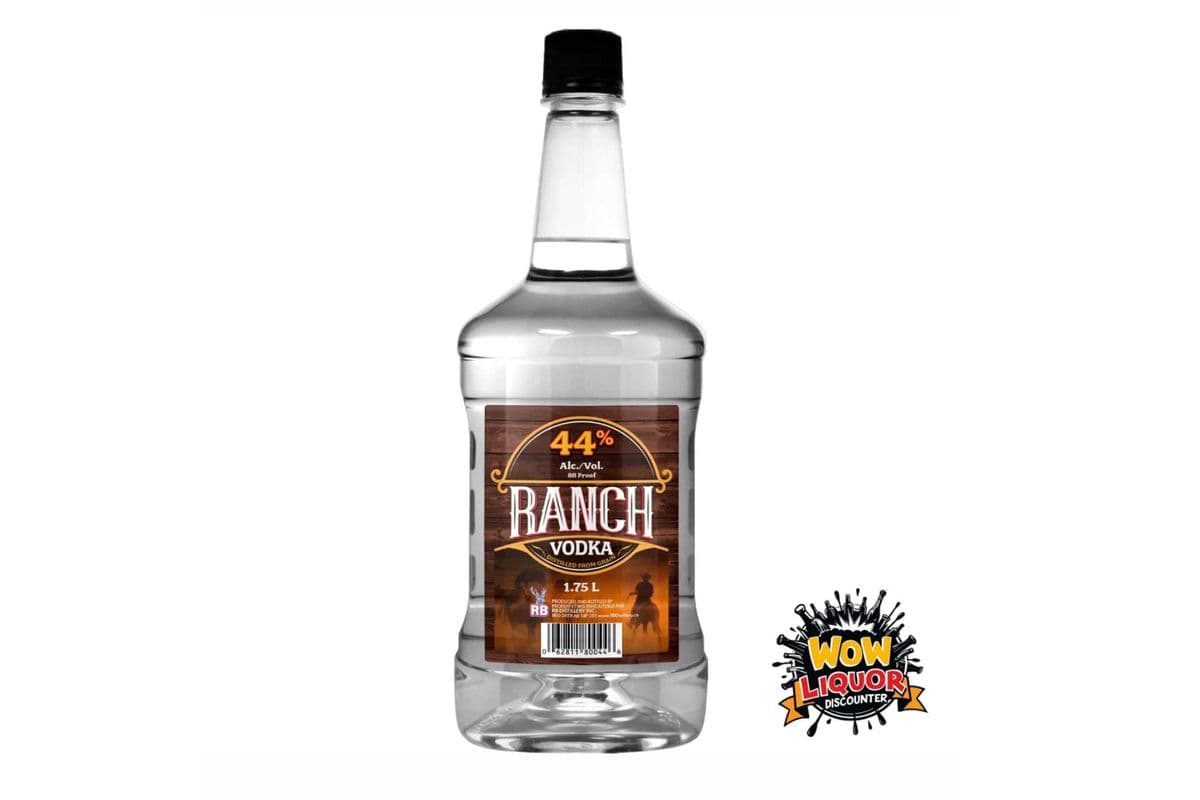 Ranch Vodka 1.75L 44% ABV (1 x 1.75l)
