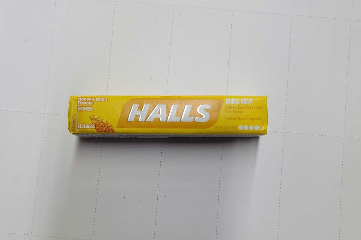 HALLS HONEY LEMON