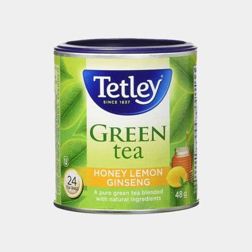 Tetley Thé vert miel et citron (24 sacs, 48g) / Tetley Honey Lemon Green Tea (24 bags, 48g)