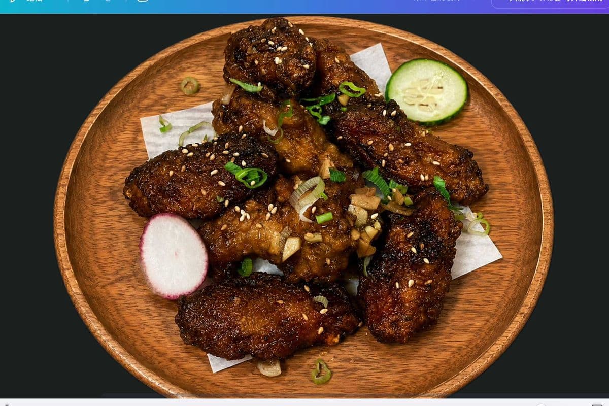 Korean Soy Garlic Wings (8pcs)