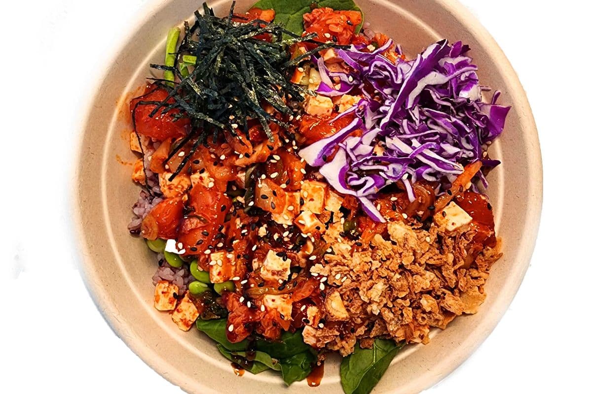 Kimchi Poke Bowl