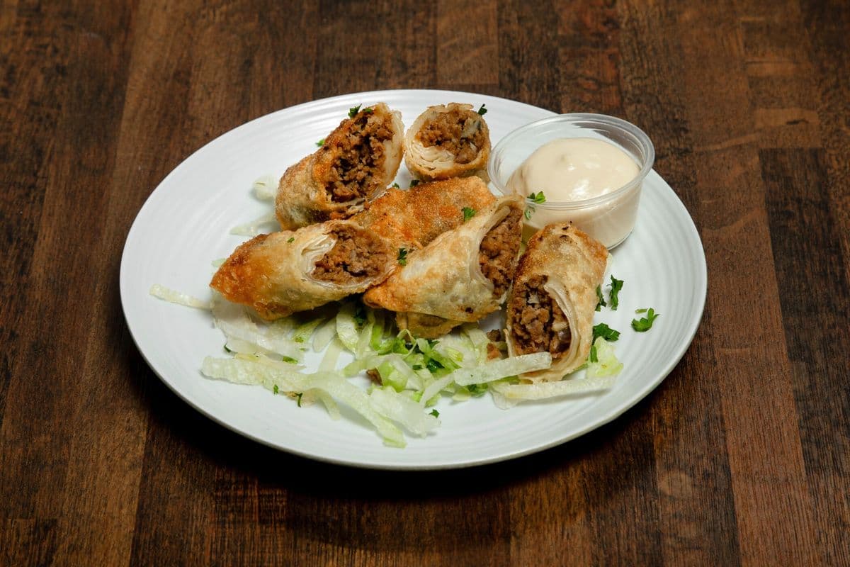 Beef Donair Rolls with Sweet Sauce