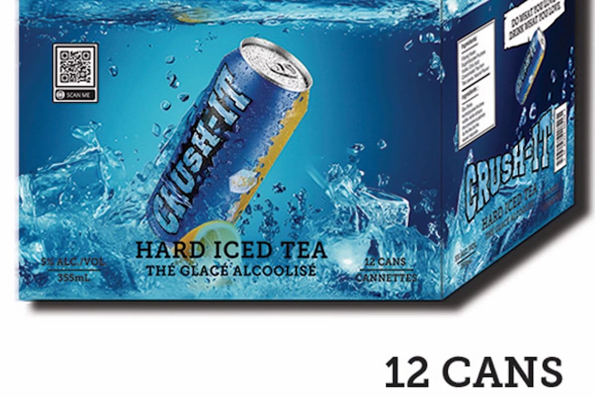 CRUSH-IT HARD ICED TEA 12 PK (12 x 355ML)