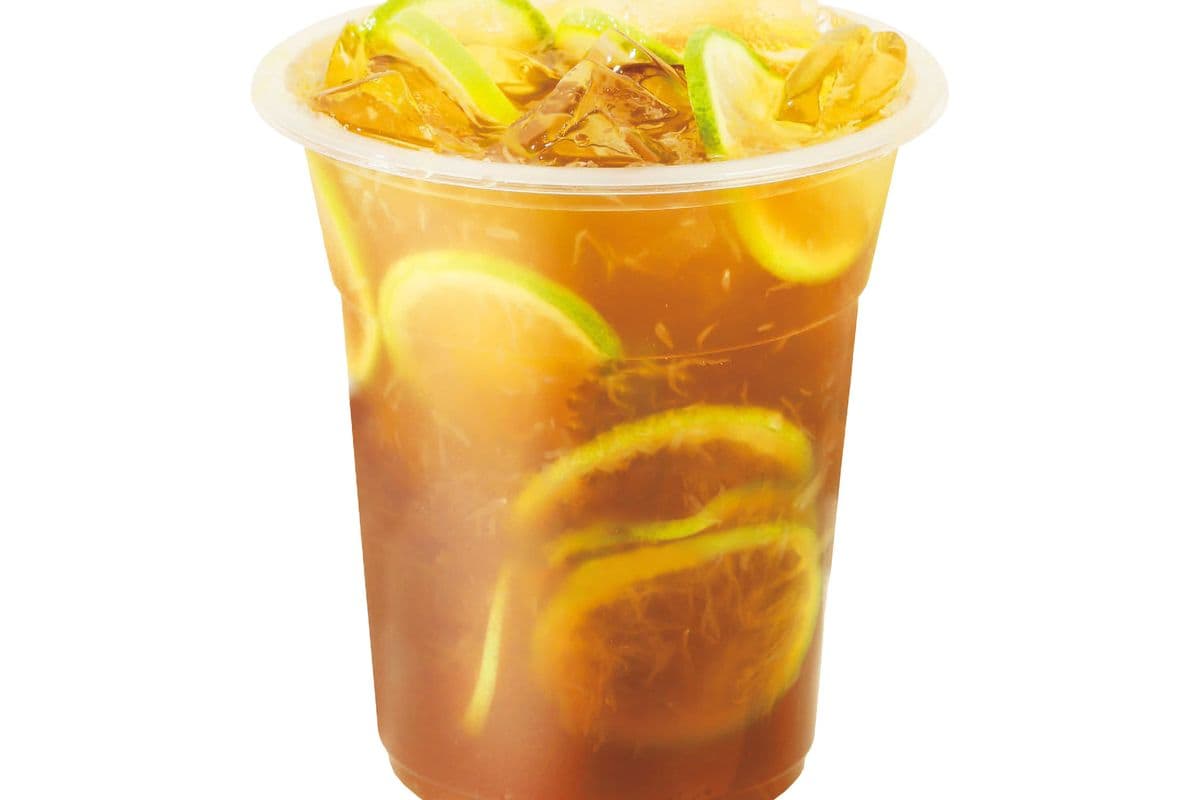 招牌爆打柠檬冰茶（香水柠哦）old fashion ice lemon tea