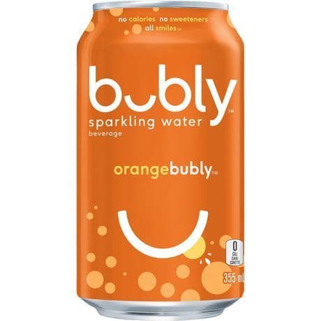 Orange Bubly Sparkling Soda