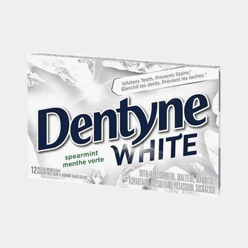 Dentyne Blanc menthe verte (12 mcx) / Dentyne White Spearmint (12 pcs)