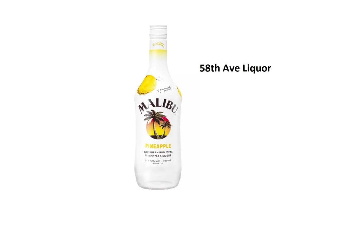MALIBU PINEAPPLE 750ML (1 x 750ML)