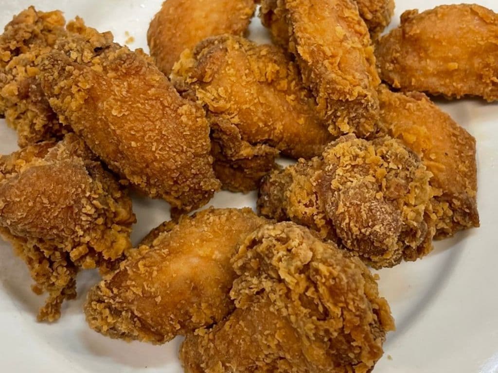 Dry Garlic Chicken Wings