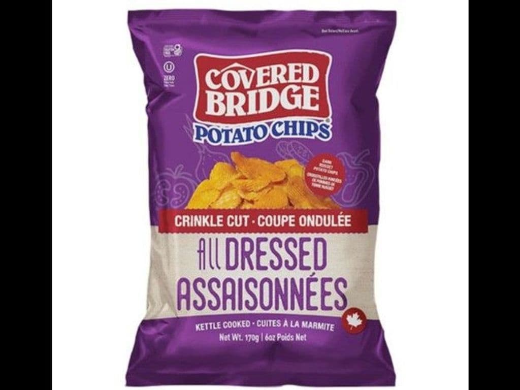 Covered Bridge Crinkle Cut All Dressed Chips (Large)