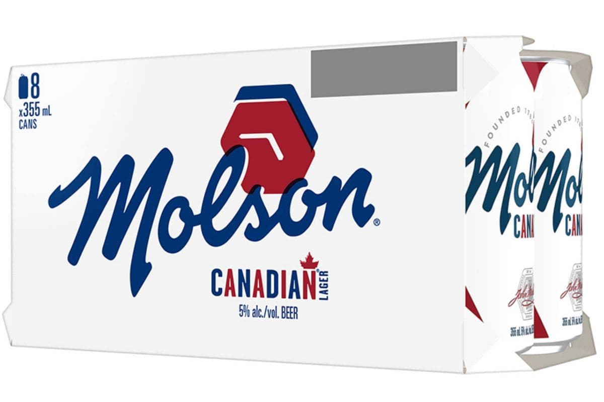 Molson Canadian 8 (8 x 355 ml cans)