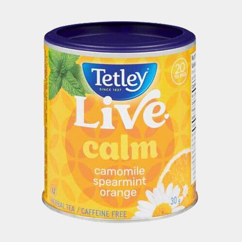 Tetley-Camomille calme, menthe verte, orange / Tetley-Calm Chamomile, Spearmint, Orange