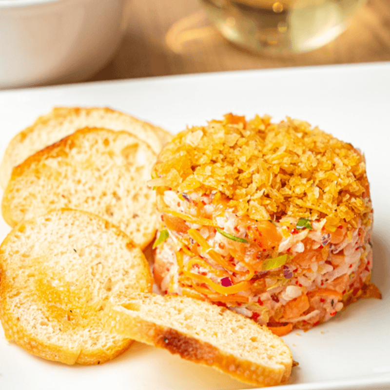 Tartare Saumon Oeil du Dragon (Portion régulière) / Dragon Eye Salmon Tartare (Regular Portion)