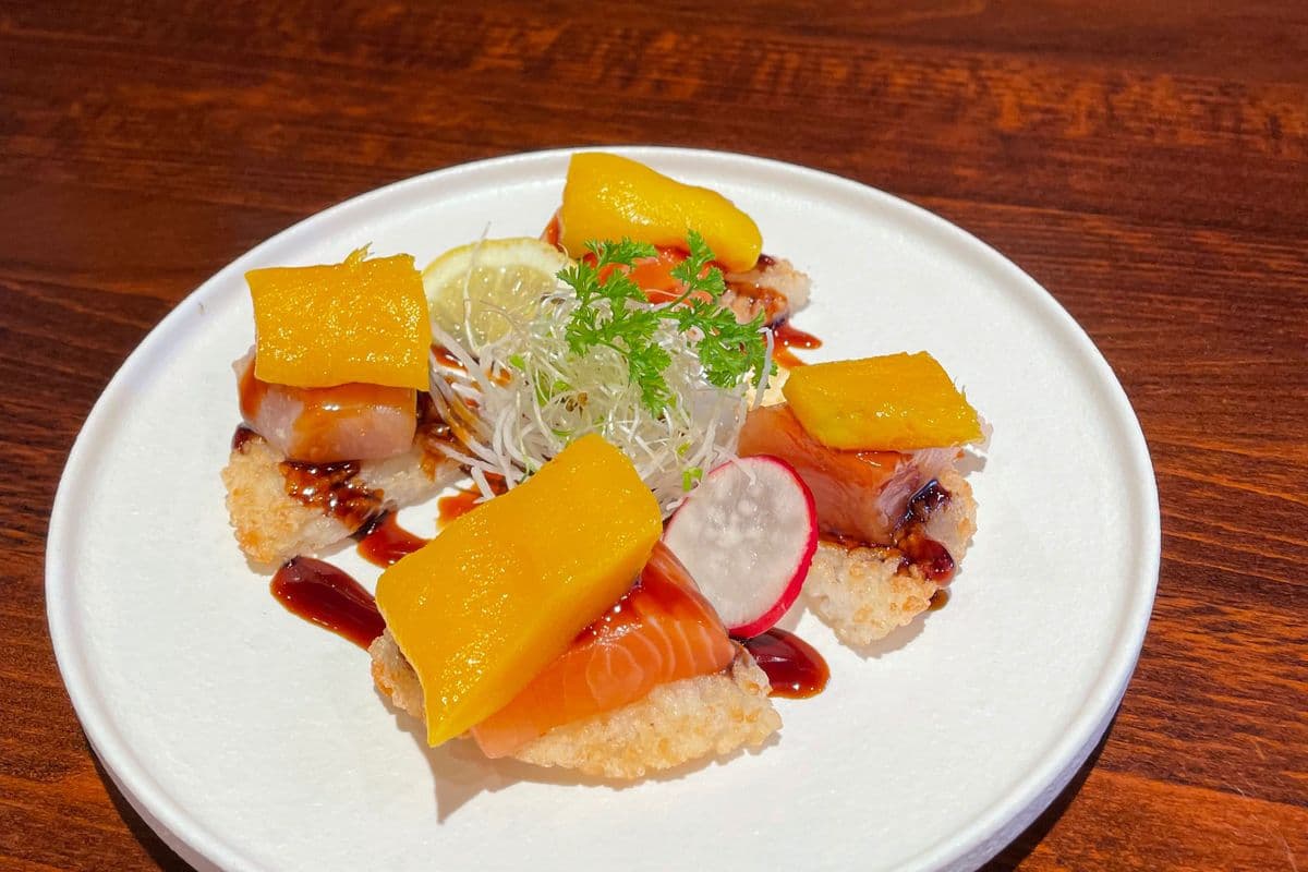 Mango Sushi Pizza