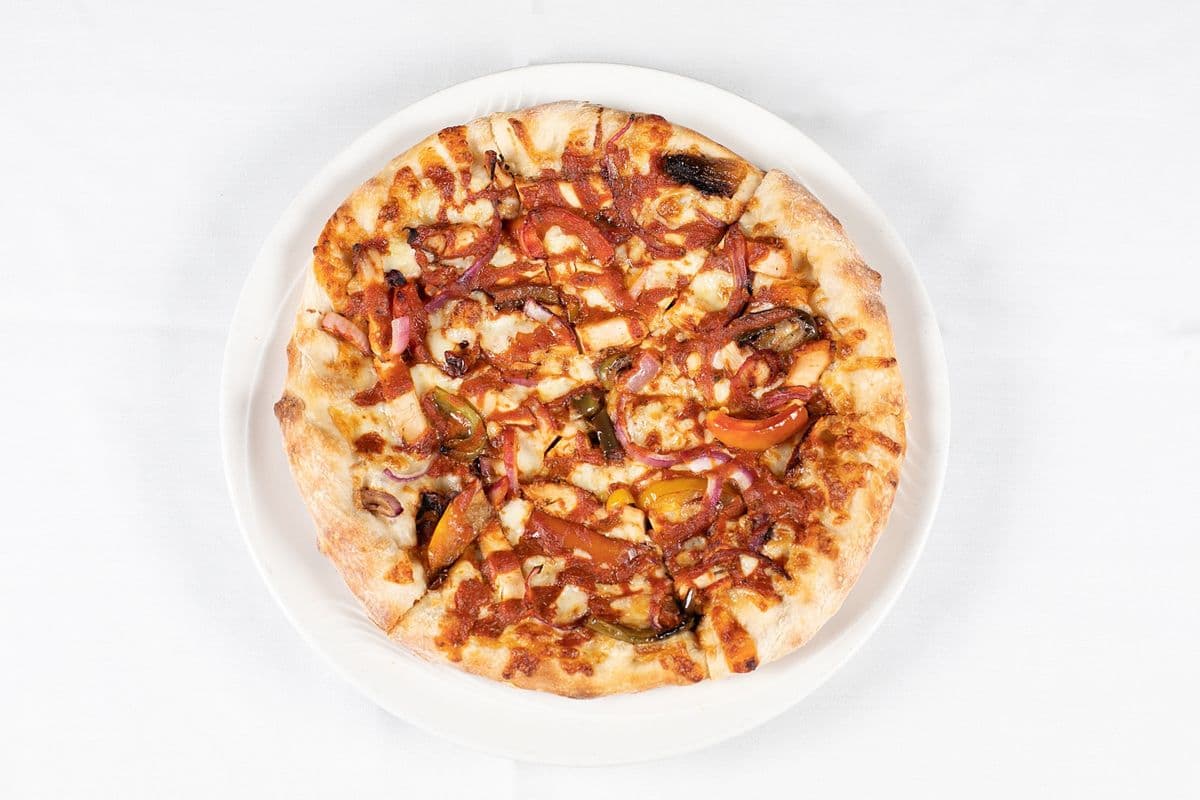 Baby Spicy BBQ Chicken Pizza