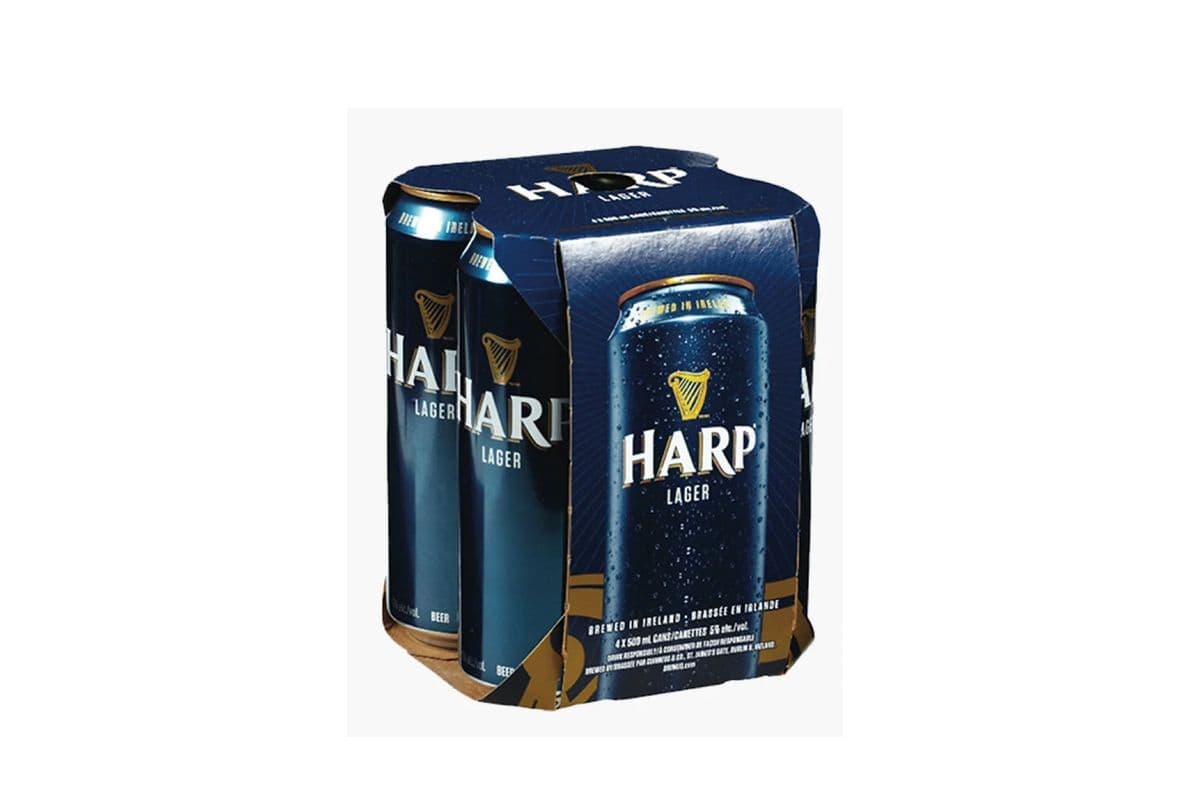 Harp Lager (4 x 500ml Cans)