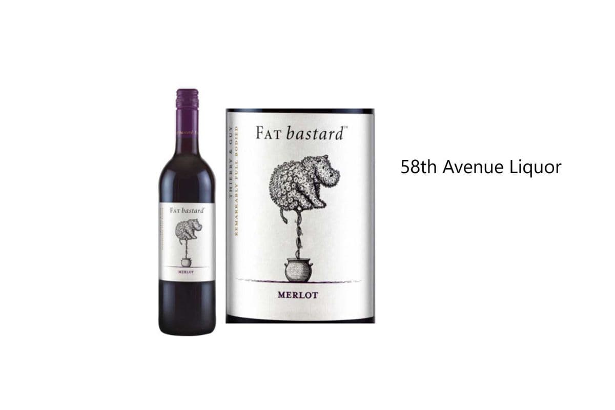 FAT BASTARD MERLOT 750ML (1 x 750ML)