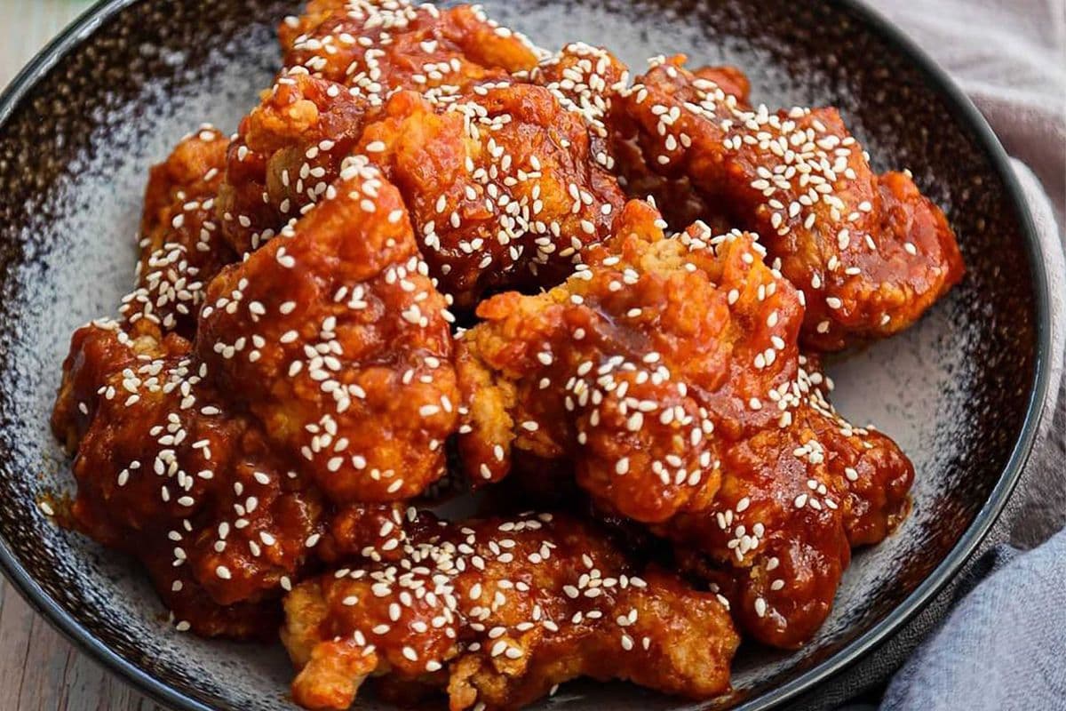 Korean Sweet Chili Chicken Karaage