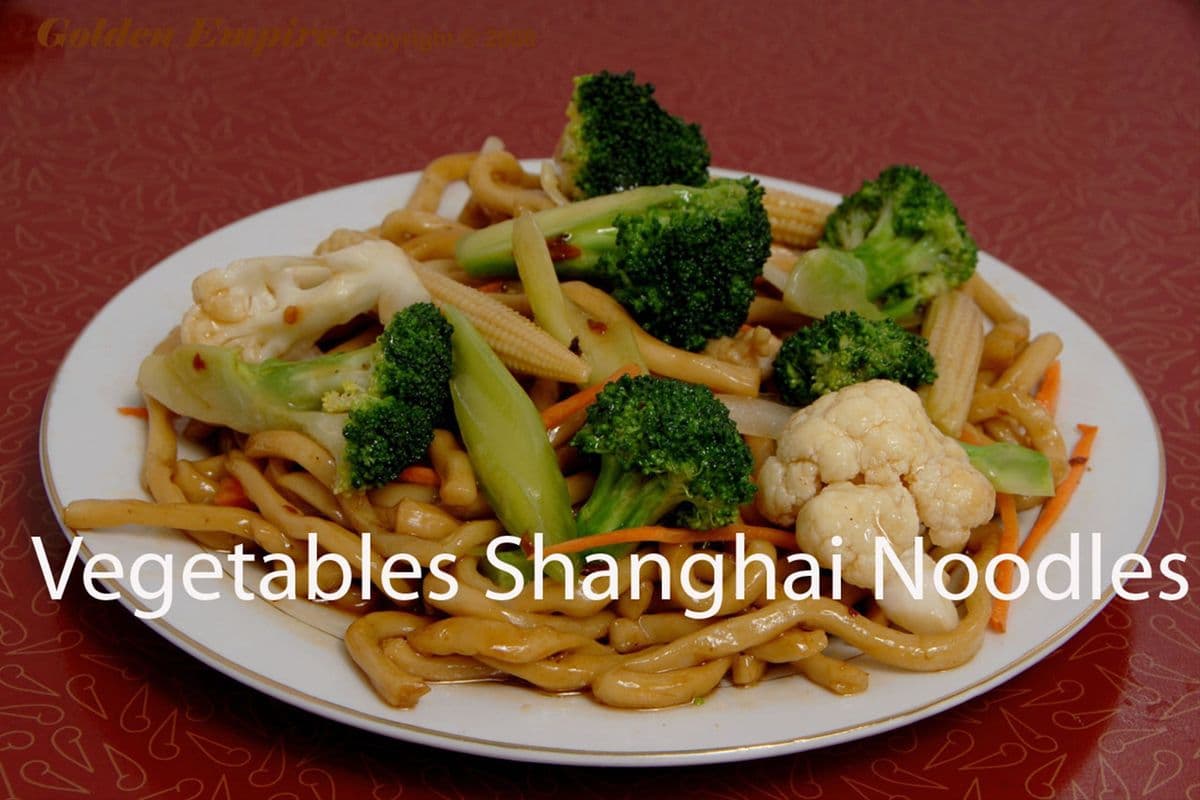 Vegetarian Shanghai Noodles