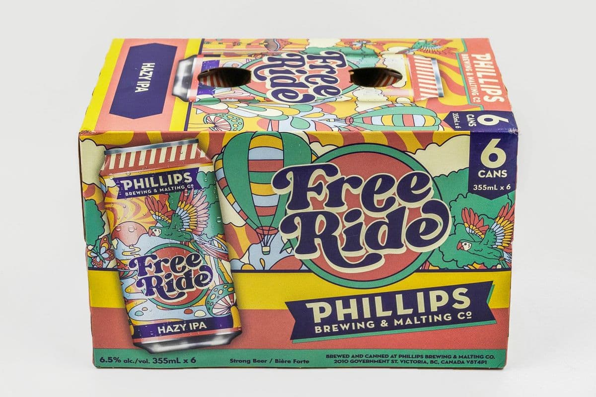PHILLIPS FREE RIDE HAZY IPA 8PK (8 x 355ML)