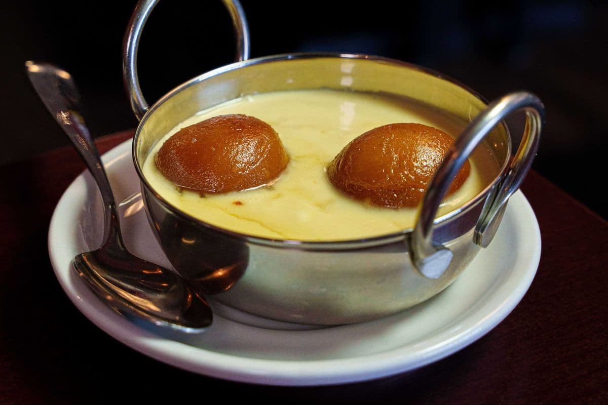 Lalmohan with Yogurt