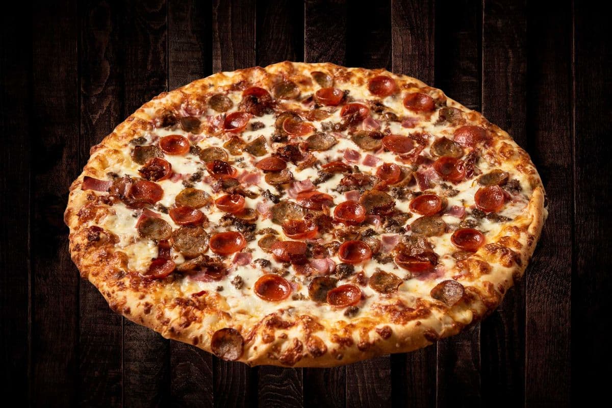 13" All Meat Pizza