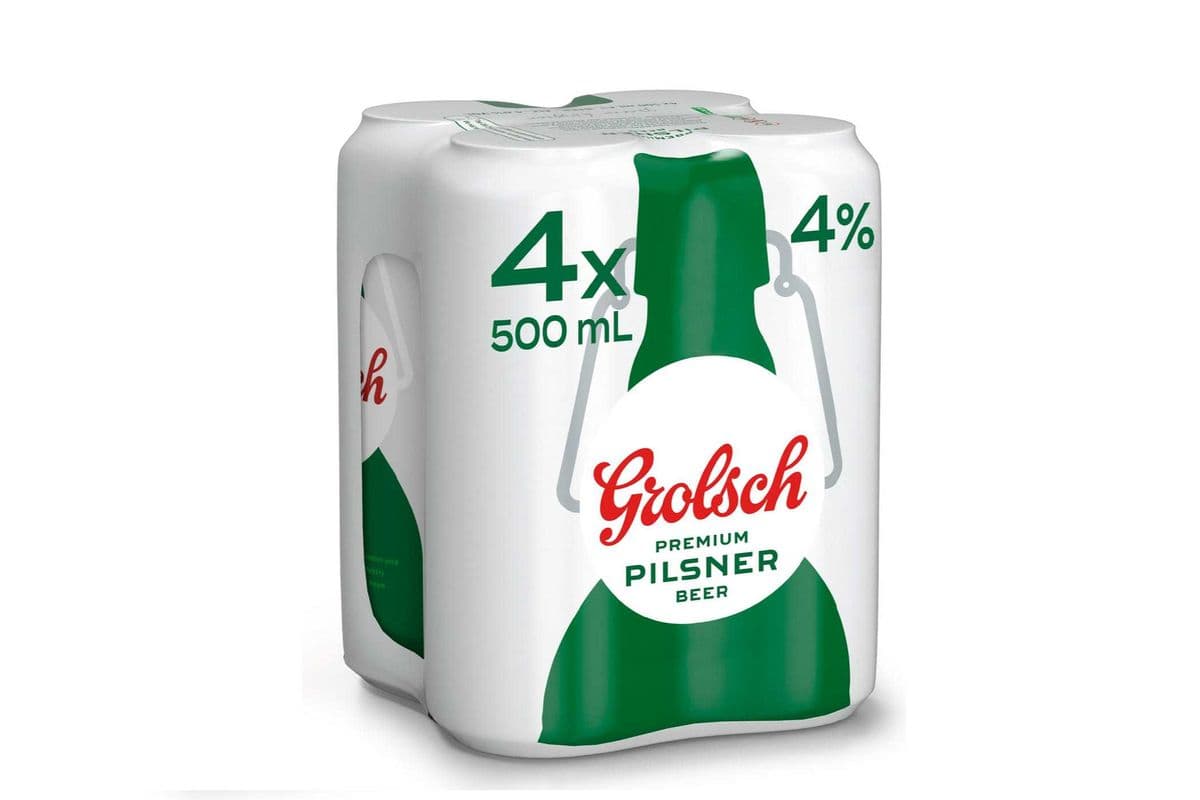 Grolsch-4 Cans (4 x 473ml)