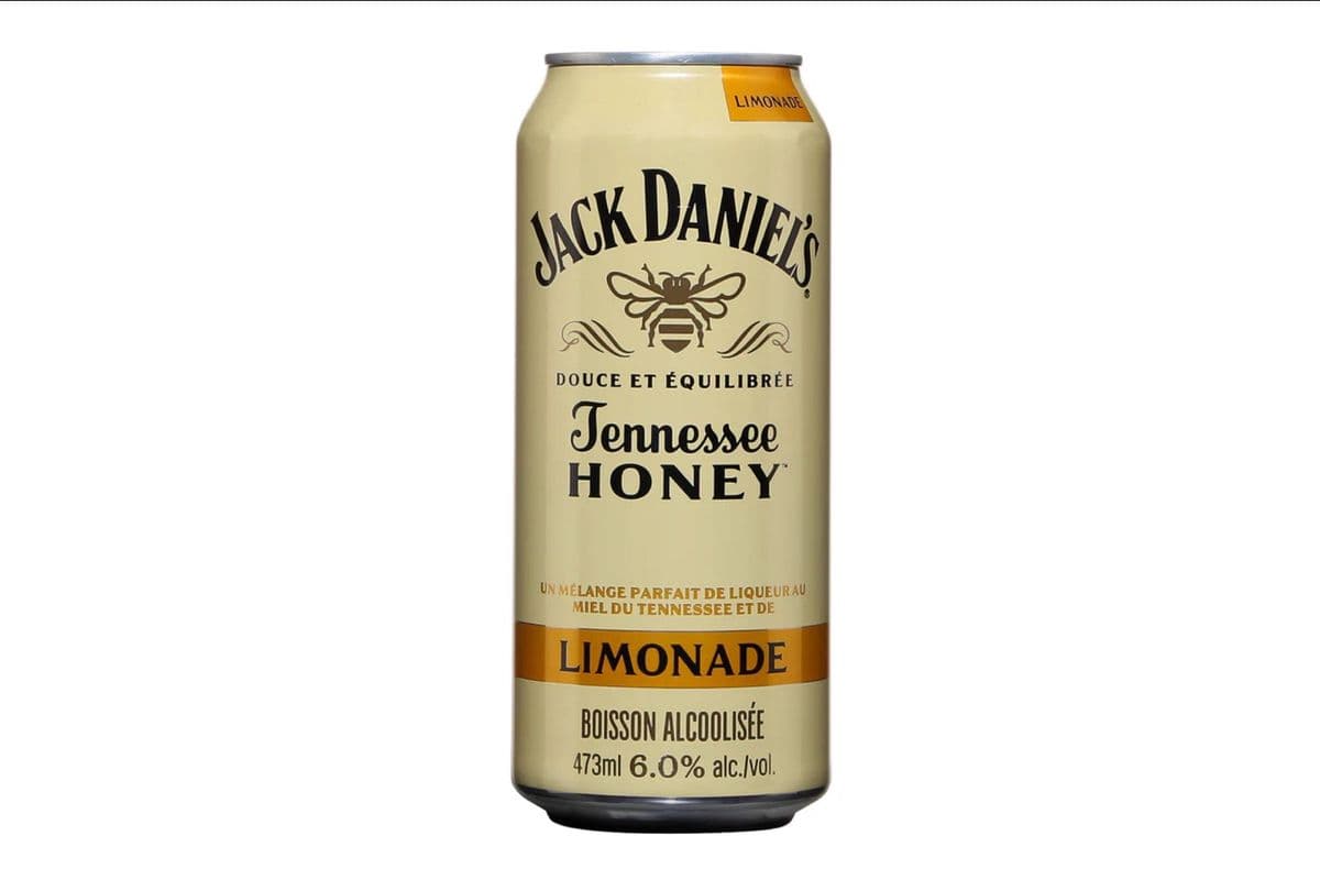 Jack Daniel's Tennessee Honey Lemonade (1 x 473mL Can)