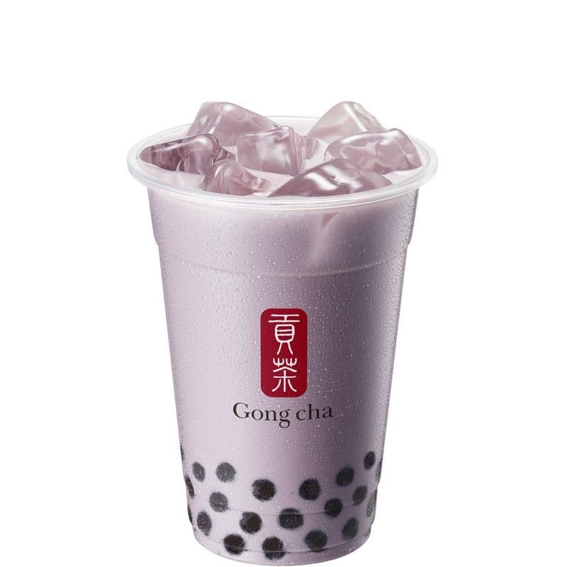 Taro Milk Tea w/Pearls