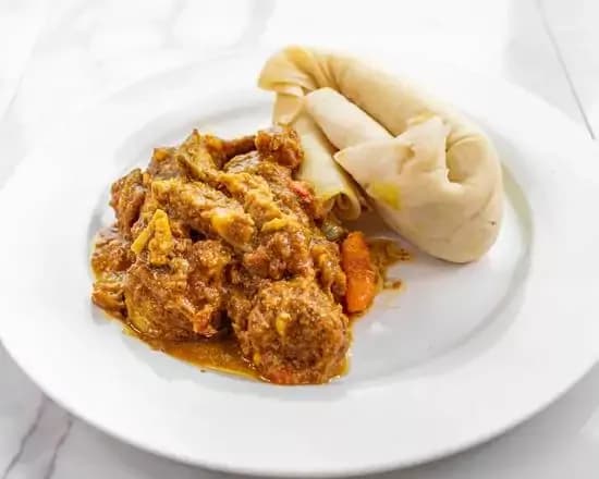 Curry Goat Roti
