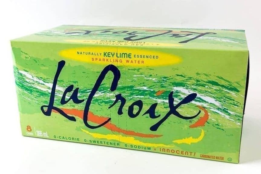 LA CROIX SPARKLING WATER KEY LIME 8X355ML