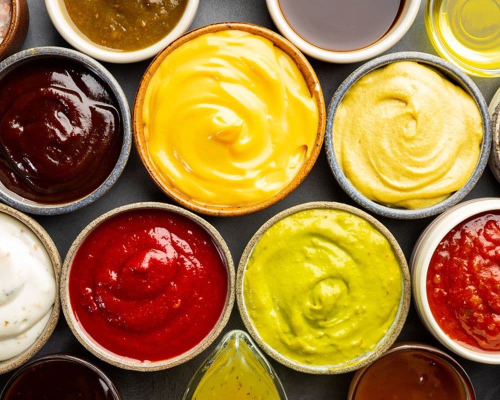 Choisir sauce / choose dipping sauce