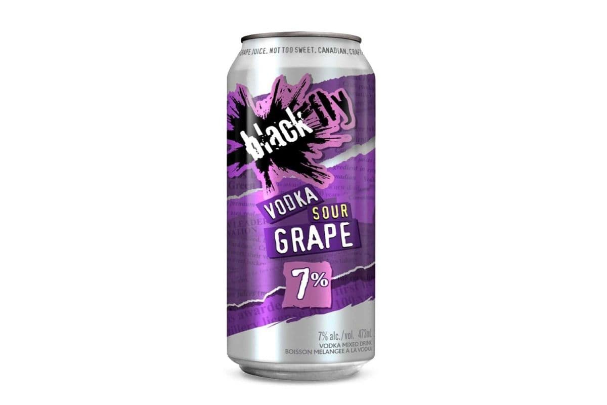 Black Fly Vodka Sour Grape Single Can (1 x 473ml)