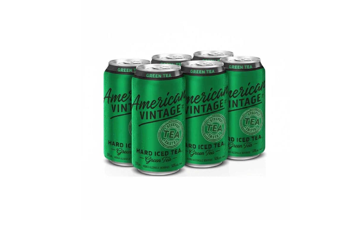 American Vintage Green Tea (6 x 355ml Cans)