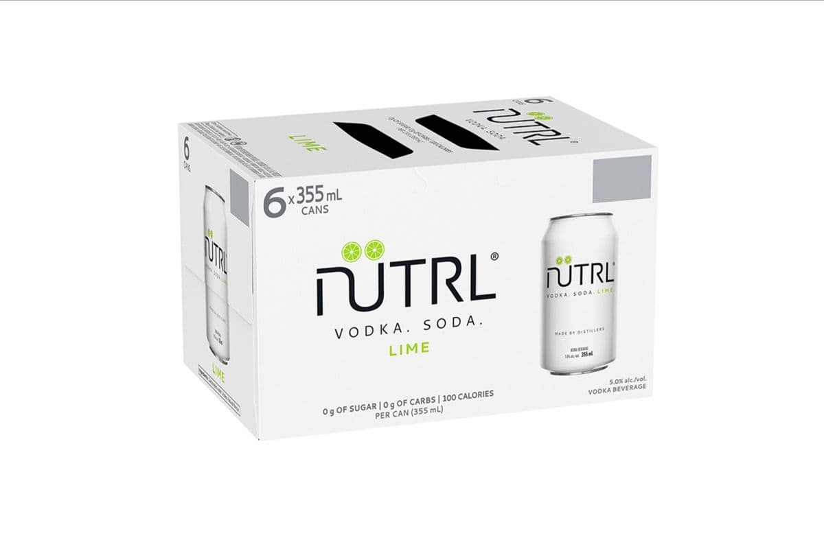 Nutrl Vodka Soda Lime (6 x 355mL)