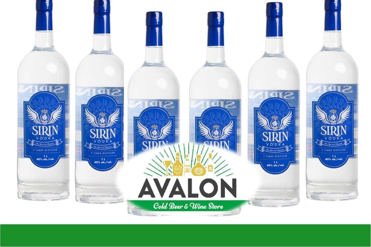 SIRIN VODKA 1L Bottle (1 x 1L)