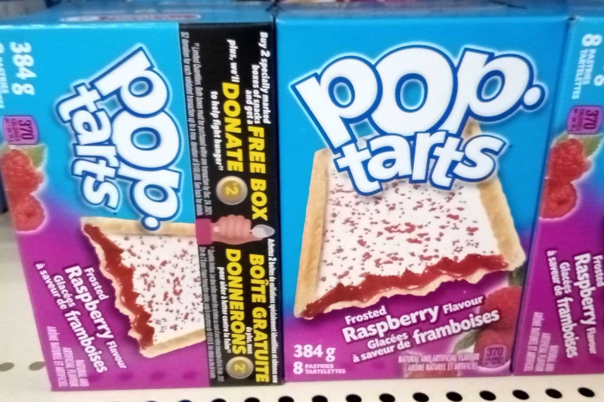 Pop tarts frosted raspberry (384 g)