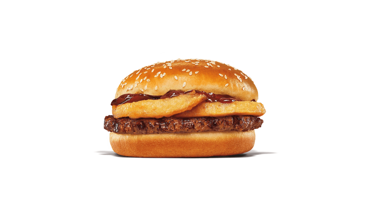 Hamburger BBQ rondelles d'oignon