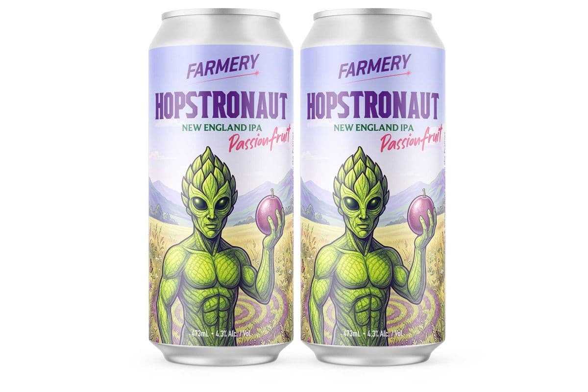 PAIR - Hopstronaut NEIPA PASSIONFRUIT - 2 x 473ml (4.3 ABV) (2 x 473)