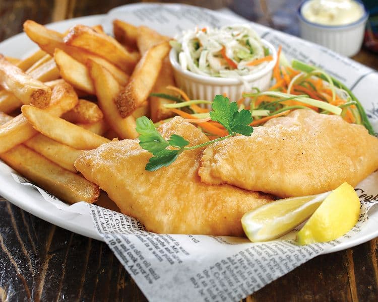 2PC CATCH O DAY Beer Battered Fish and Chips