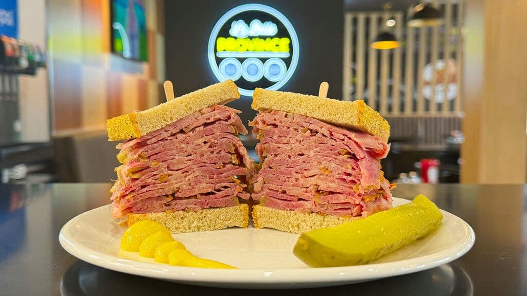 Trio sandwich viande fumée
