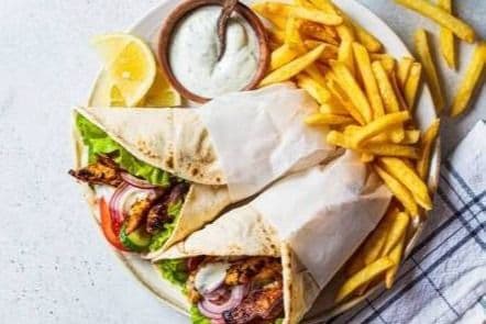 Greek Chicken Wrap