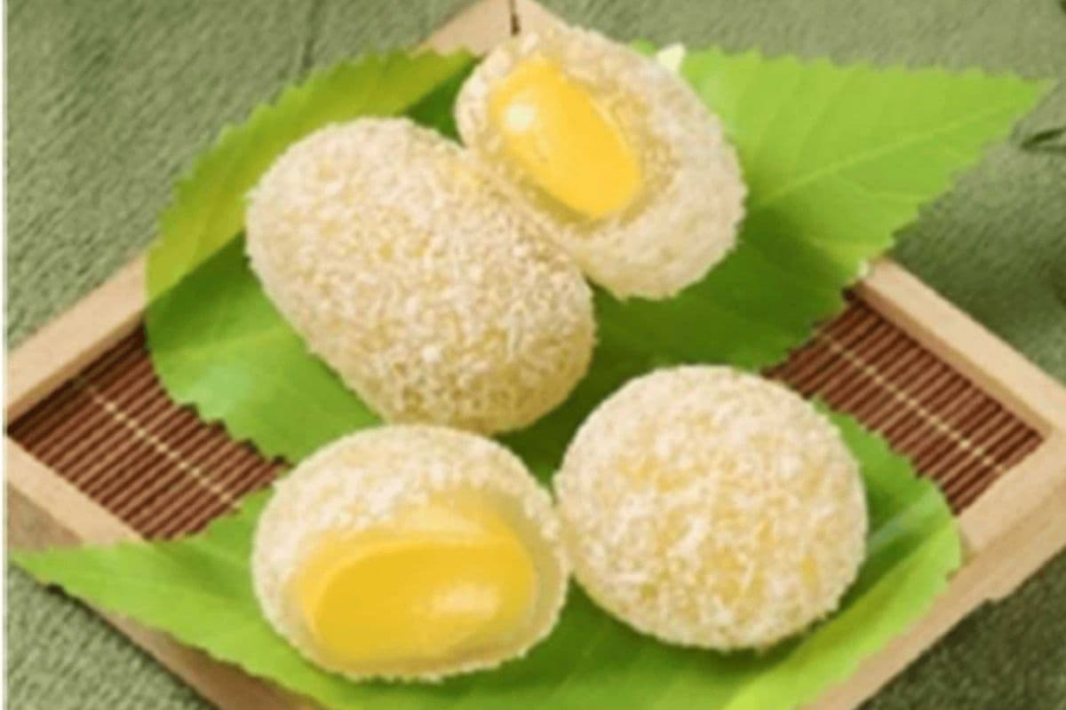 Coconut Custard Mochi 椰丝奶黄麻薯 (4)