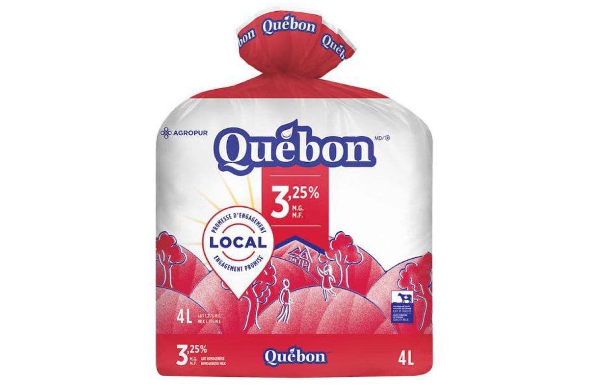 Québon - Lait / Milk 3.25 % (4 L)