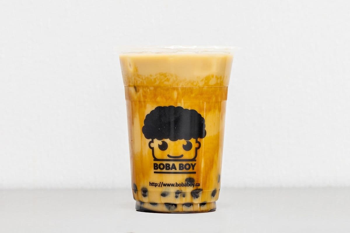 Black Sugar Tapioca Milk Tea (黑糖手工珍珠奶茶 )