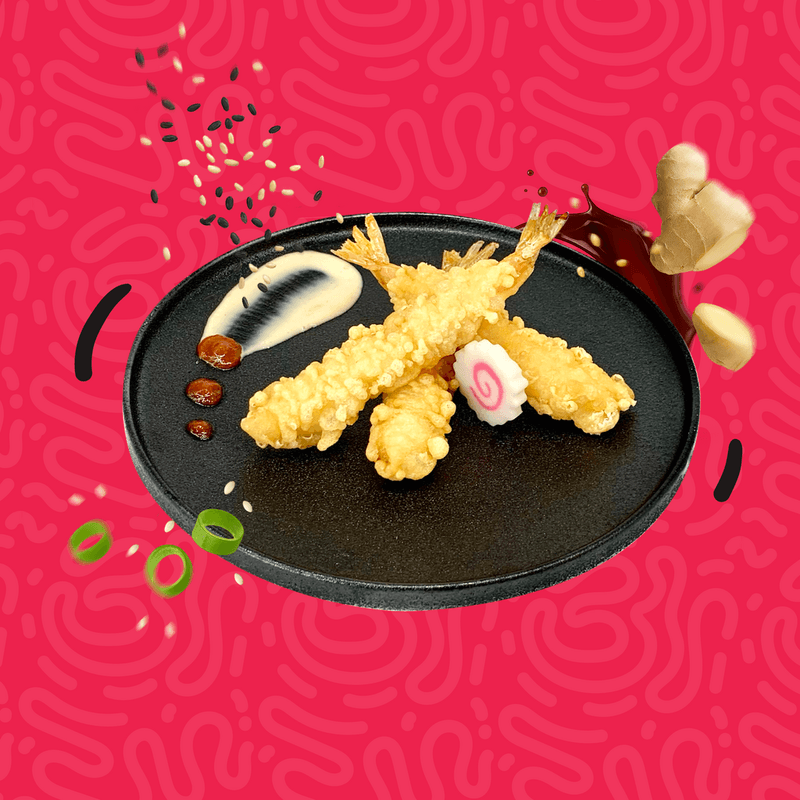 Crevettes tempura