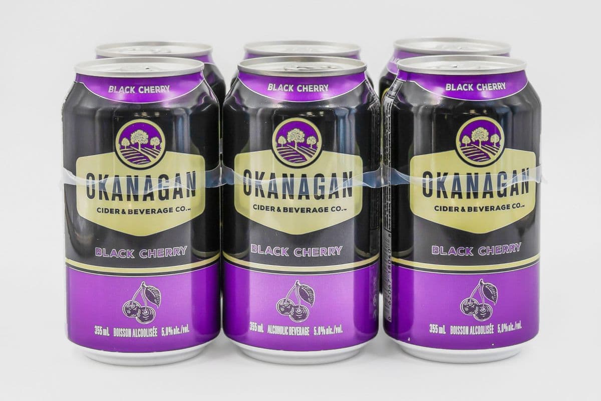 OKANAGAN PREMIUM BLACK CHERRY 6 CANS (6 x 355 ml Cans)