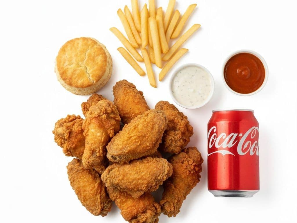 10 Pieces Wings -Meal