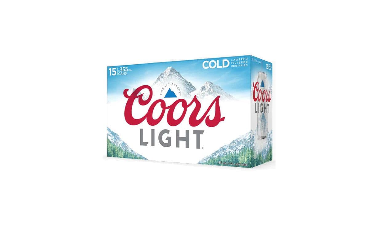 Coors Light (15 Pack Cans) (15 x 355 ml Cans)